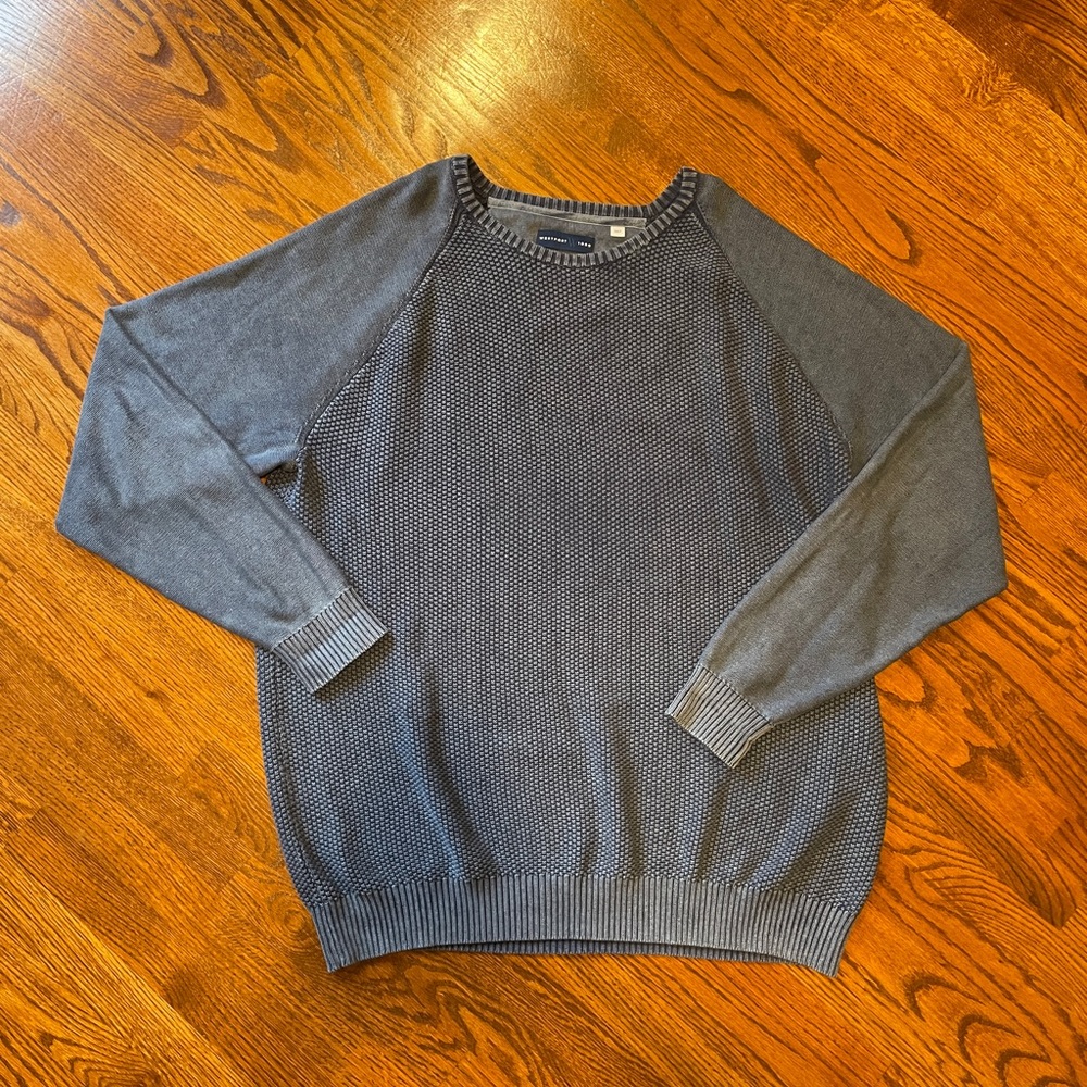 Westport Blue Weave Knit Sweater - Size 3XLT